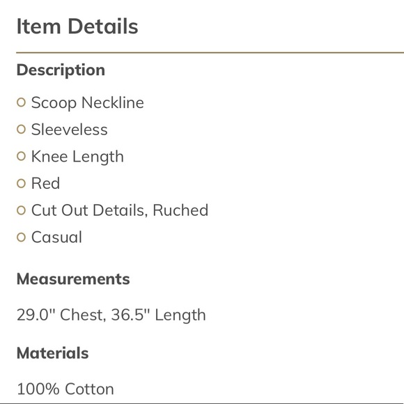 BEACHlunchLOUNGE red dress with tassels cute boho - Picture 6 of 6